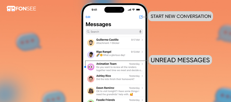 Read Messages From the iPhone
